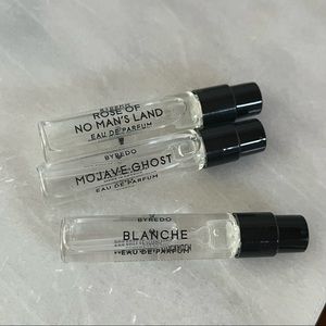 Byredo fragrance samples